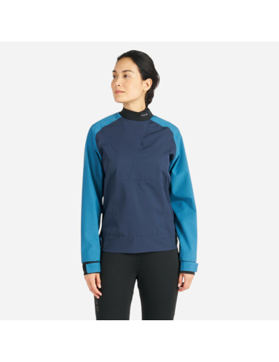 Vareuse voile kayak coupe-vent Femme - 500 BLEU
