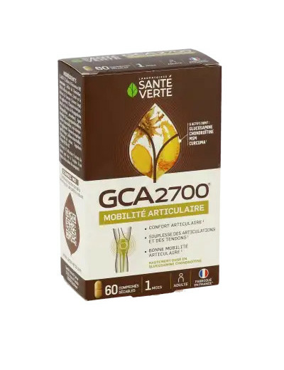 Santé Verte Gca 2700 Comprimés Articulations Boîte De 60