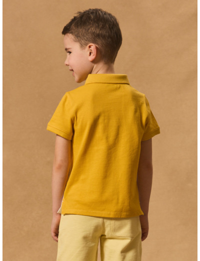 Polo Tricolore Jaune