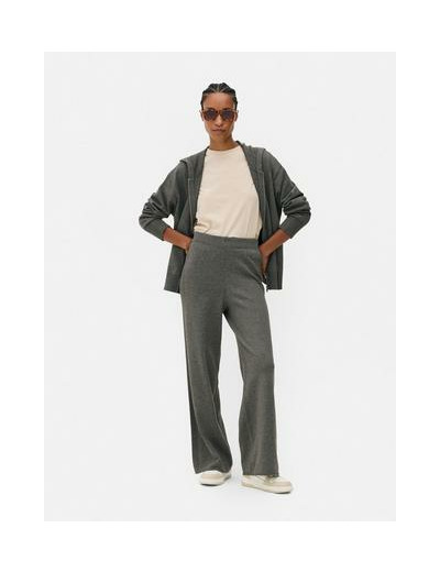 Pantalon en maille côtelée