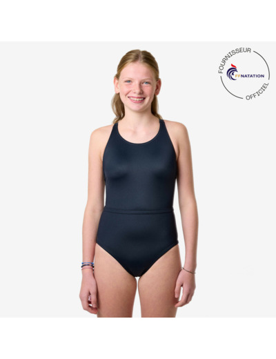 Maillot de bain menstruel étanche Métis, absorption 2 tampons Ado - SMOON noir