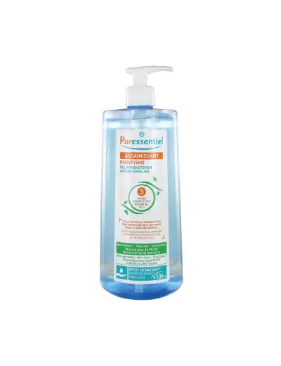 Puressentiel Assainissant Gel Antibactérien Assainissant Aux 3 Huiles Essentielles 975 Ml