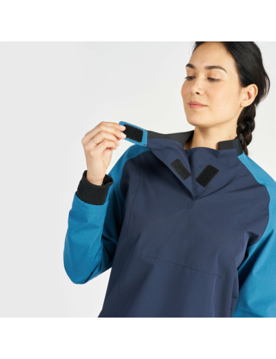 Vareuse voile kayak coupe-vent Femme - 500 BLEU