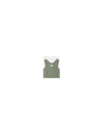 Gilet rayé vert pour bébé fille