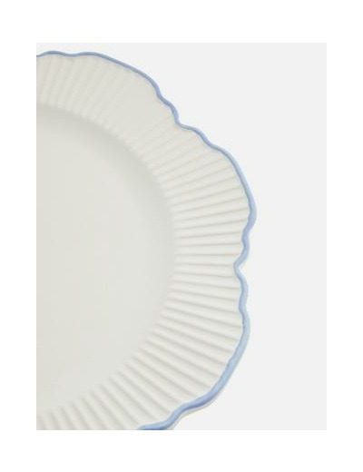 Assiette effet coquillage