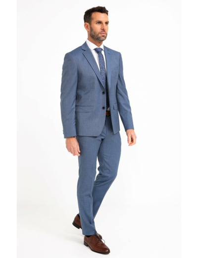 Veste de costume coupe ajustée Ceruleo