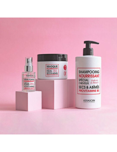 Shampooing nourrissant pour cheveux secs et abimés 500ml