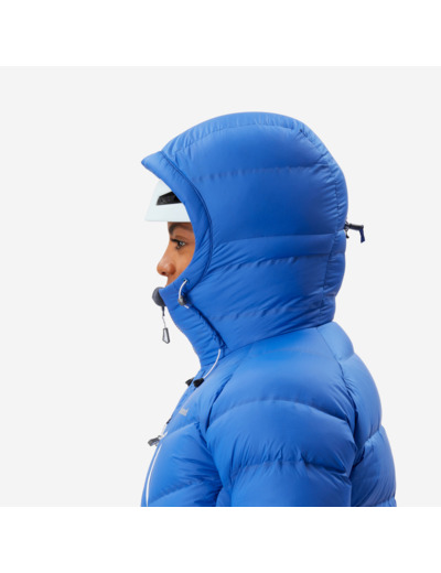 Doudoune en duvet d'alpinisme femme - MAKALU Bleu