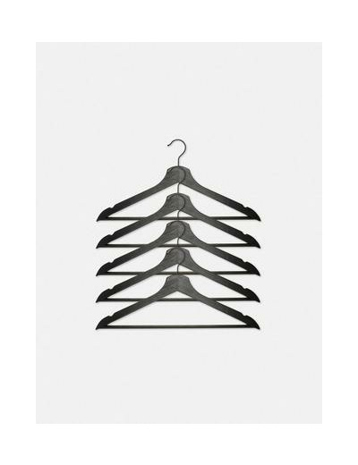 Lot de 5 cintres en bois