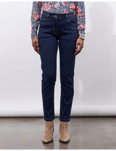 Jean 7/8 slim MARINE Femme