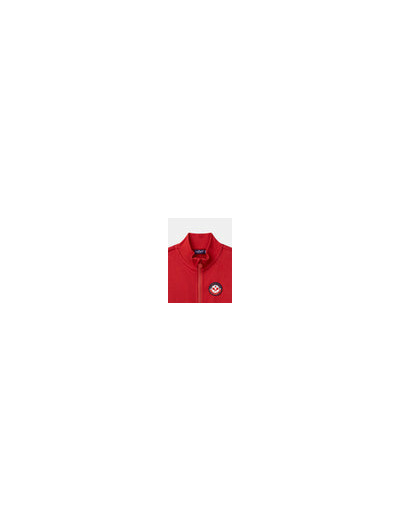 Gilet rouge zippé pour garçons