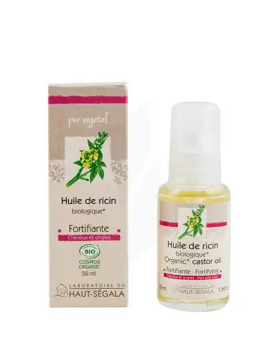 Huile Végétale Bio De Ricin 50 Ml