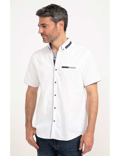 Chemise manches courtes Pique New Studio