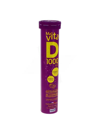 Isoxan Ma Vita D 1000 Ui Comprimés Eff Fruits Rouges Tube De 20