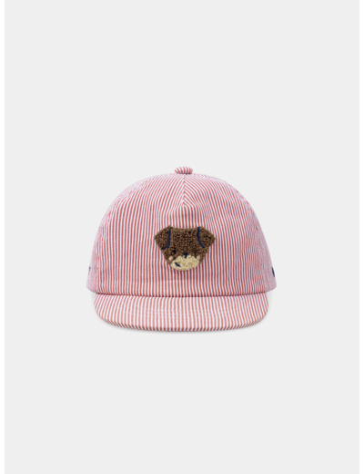 Casquette rayée