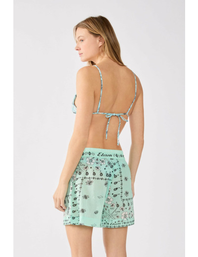 Short imprimé en coton,Short imprimé en coton;${refinementColor}