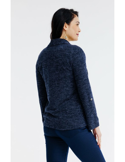 Cardigan manches retroussables