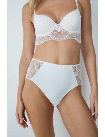 Culotte midi en microfibre