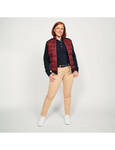 Veste Hybride de golf Femme - CW900 Bleu & bordeaux