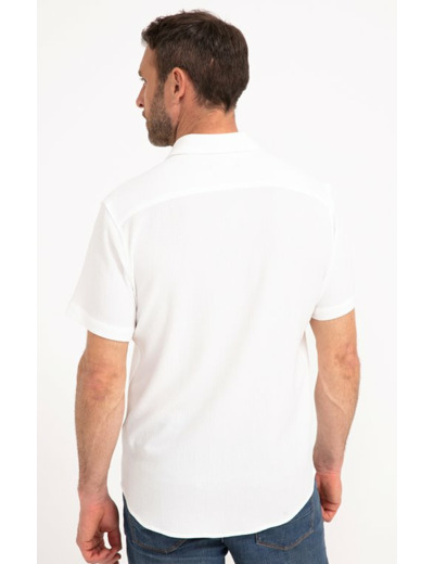 Chemise manches courtes Crepon