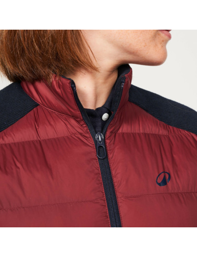 Veste Hybride de golf Femme - CW900 Bleu & bordeaux