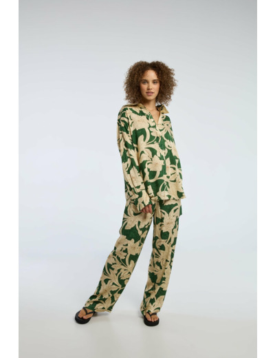 Pantalon à jambe large