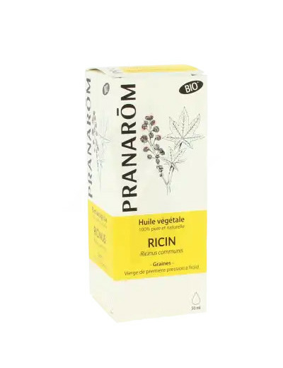 Pranarôm Huile Végétale Bio Ricin Flacon De 50 Ml