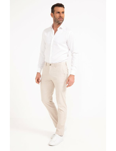 Pantalon chino Creamy