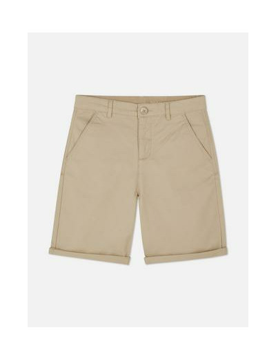 Short chino à revers pour ado