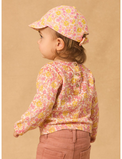 Pull imprimé fleuri