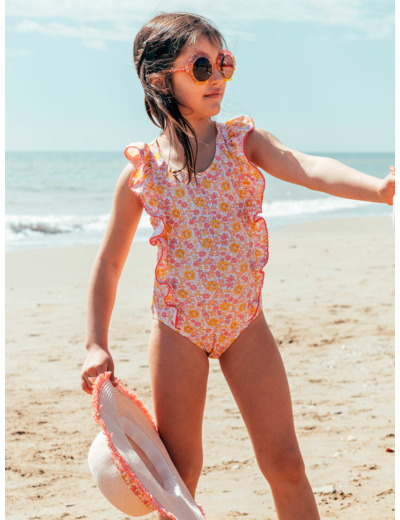 Maillot de bain une pièce imprimé fleuri