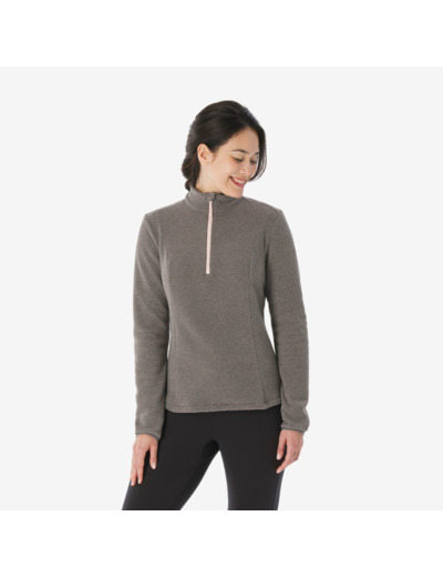 Polaire de randonnée montagne femme, MH100 grise