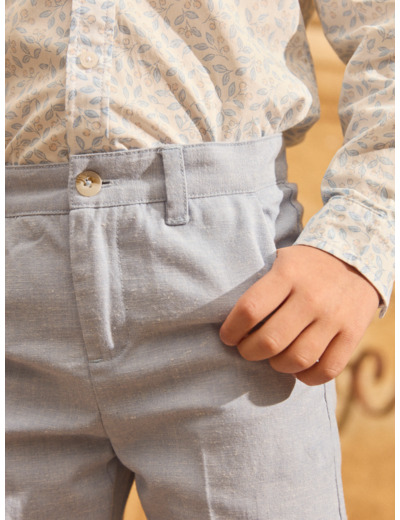 Pantalon de costume bleu