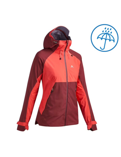 Veste imperméable de randonnée montagne - mh500 - femme