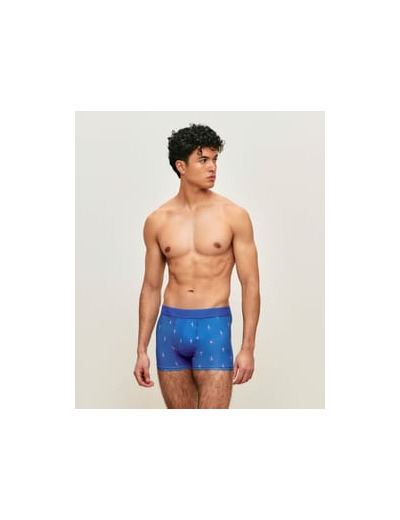 Boxer en microfibre motifs flamants roses