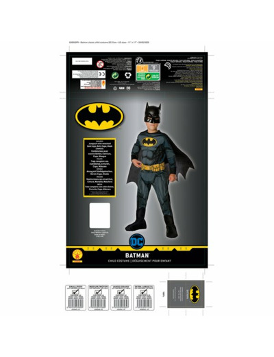 Déguisement Batman Taille L