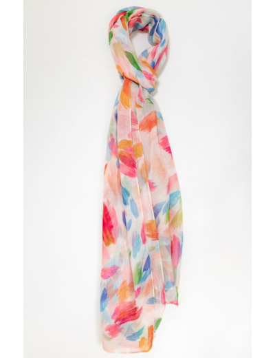 Grand foulard léger imprimé