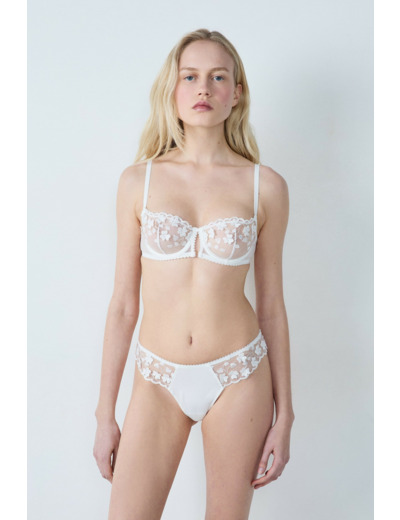 Soutien-gorge N.9 - Balconnet brodé