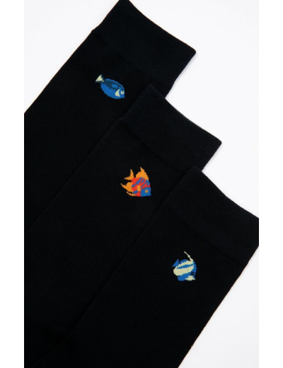 Lot 3 paires chaussettes homme