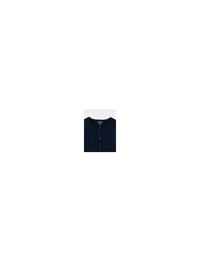Gilet bleu marine pour fille