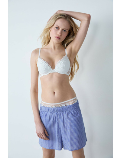 Soutien-gorge N.2 - Le push-up plongeant brodé