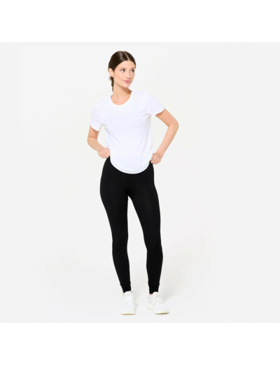 Legging de fitness slim femme, noir