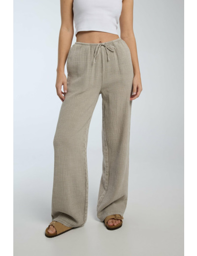 pantalon mousseline