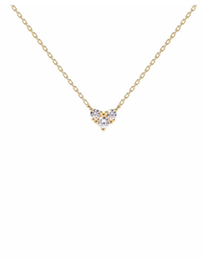 Collier et boucles d'oreilles Femme FOREVER Doré