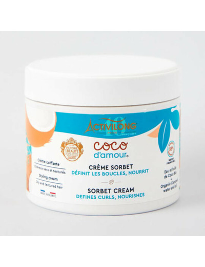 Crème sorbet cheveux secs et texturés Coco d'amour