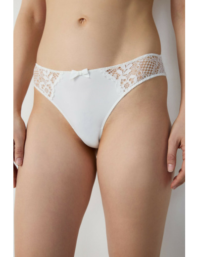 Hipster en microfibre et dentelle