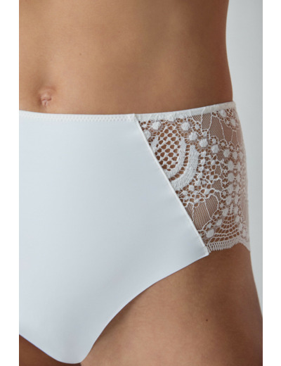 Culotte midi en microfibre