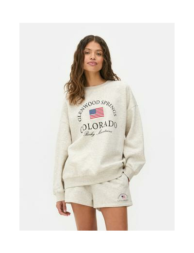 Sweat-shirt imprimé oversize