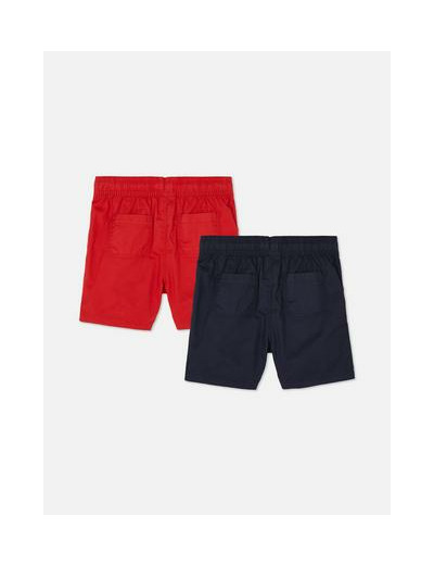 Lot de 2 shorts tissés à cordon de serrage
