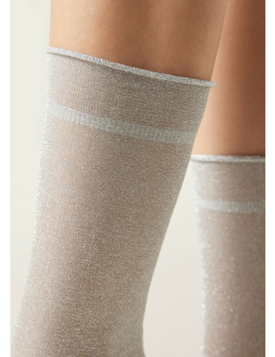 Chaussettes opaques à paillettes
